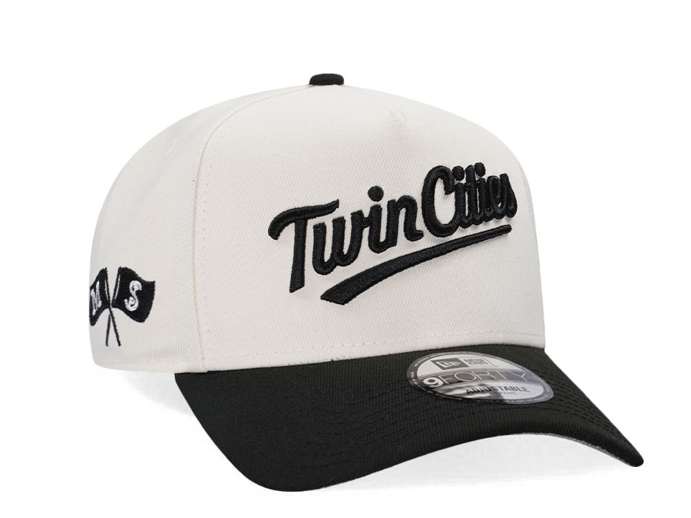 New Era Minnesota Twins Twin Cities Chrome Two Tone Edition 9Forty A Frame Snapback Hat