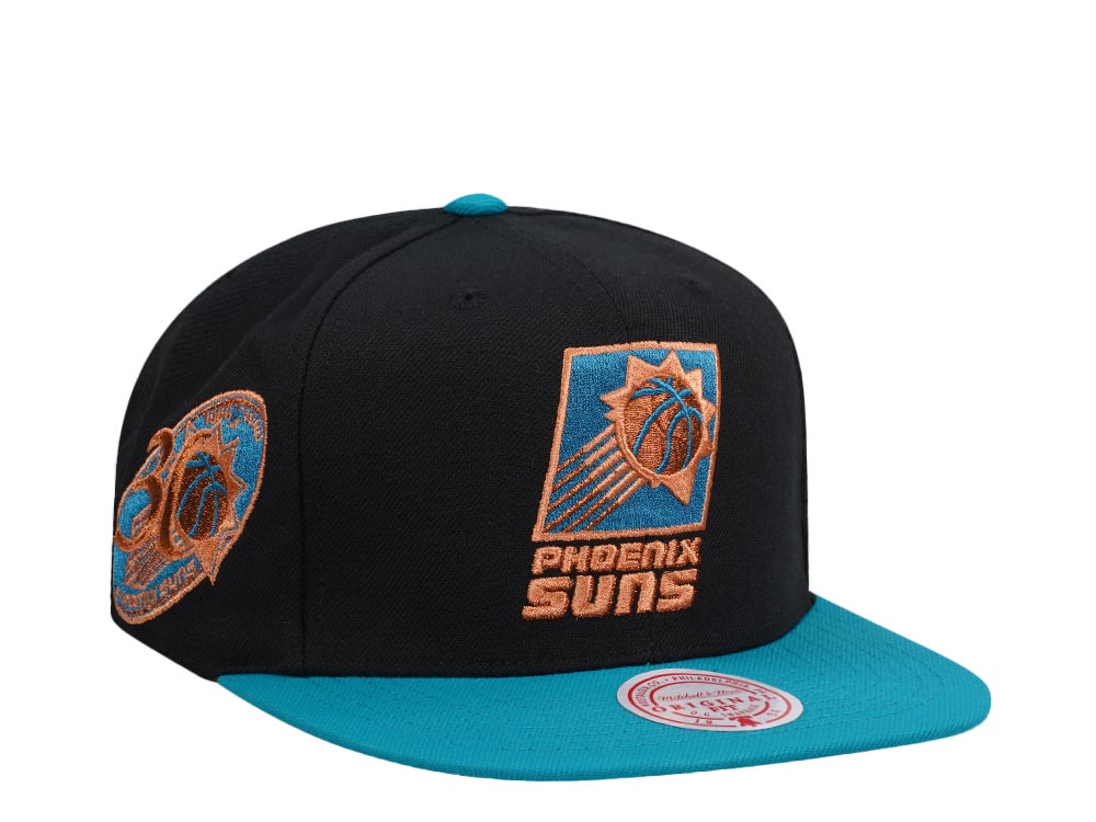 Mitchell & Ness Phoenix Suns 30th Anniversary Make Cents Black Two Tone Hardwood Classic Snapback Hat