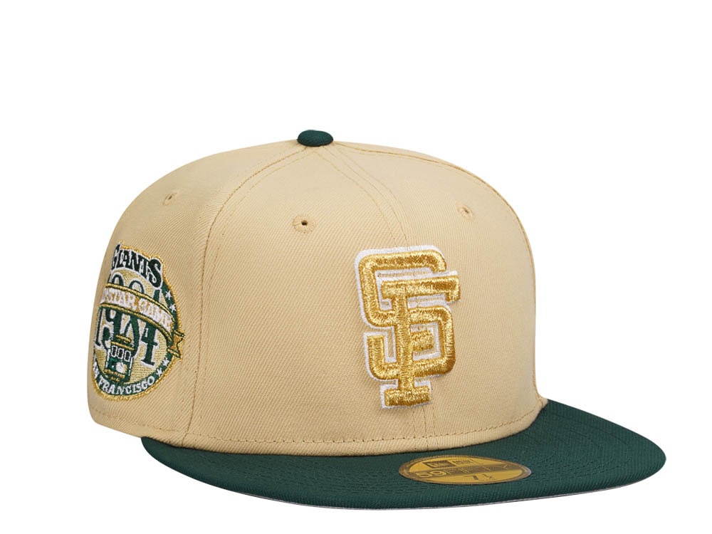 New Era San Francisco Giants All Star Game 1984 Vegas Heavy Gold Two Tone Edition 59Fifty Fitted Hat