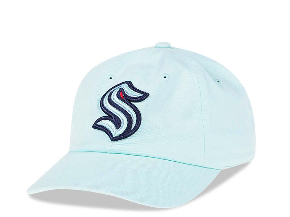 American Needle Seattle Kraken Teal Casual Strapback Hat