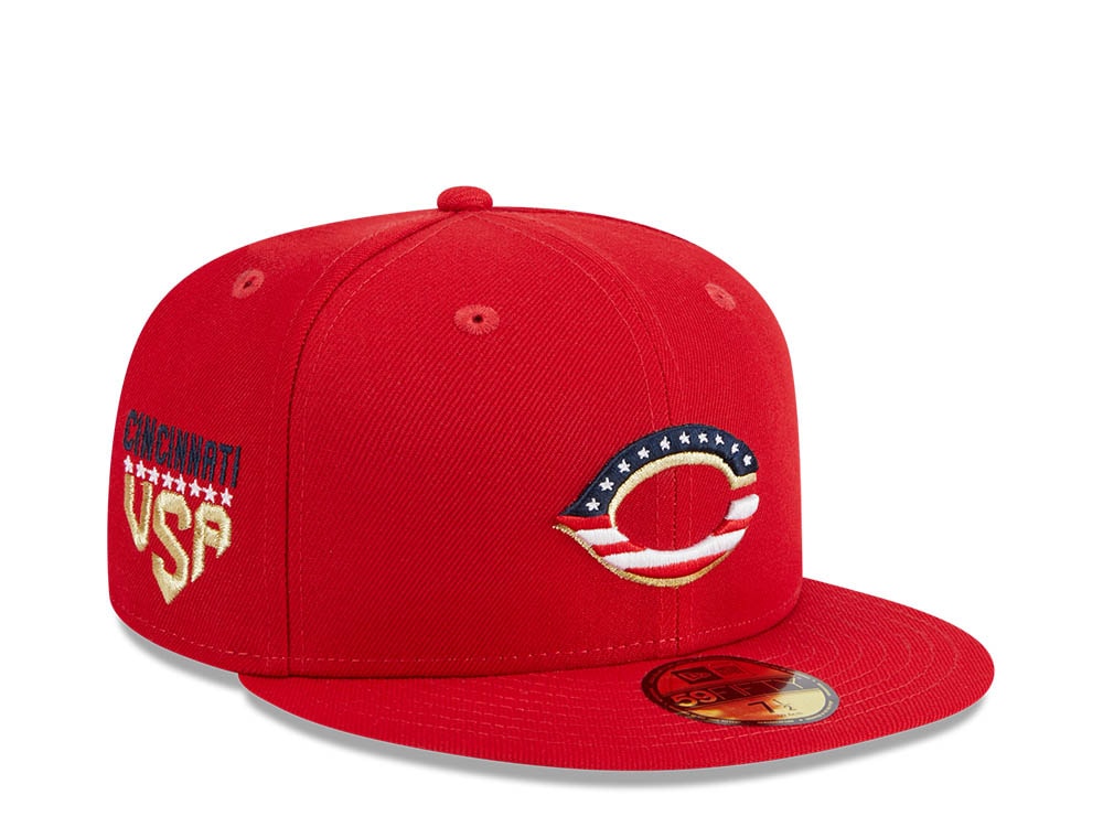 New Era Cincinnati Reds 4th of July 23 Authentic On-Field 59Fifty Fitted Casquette