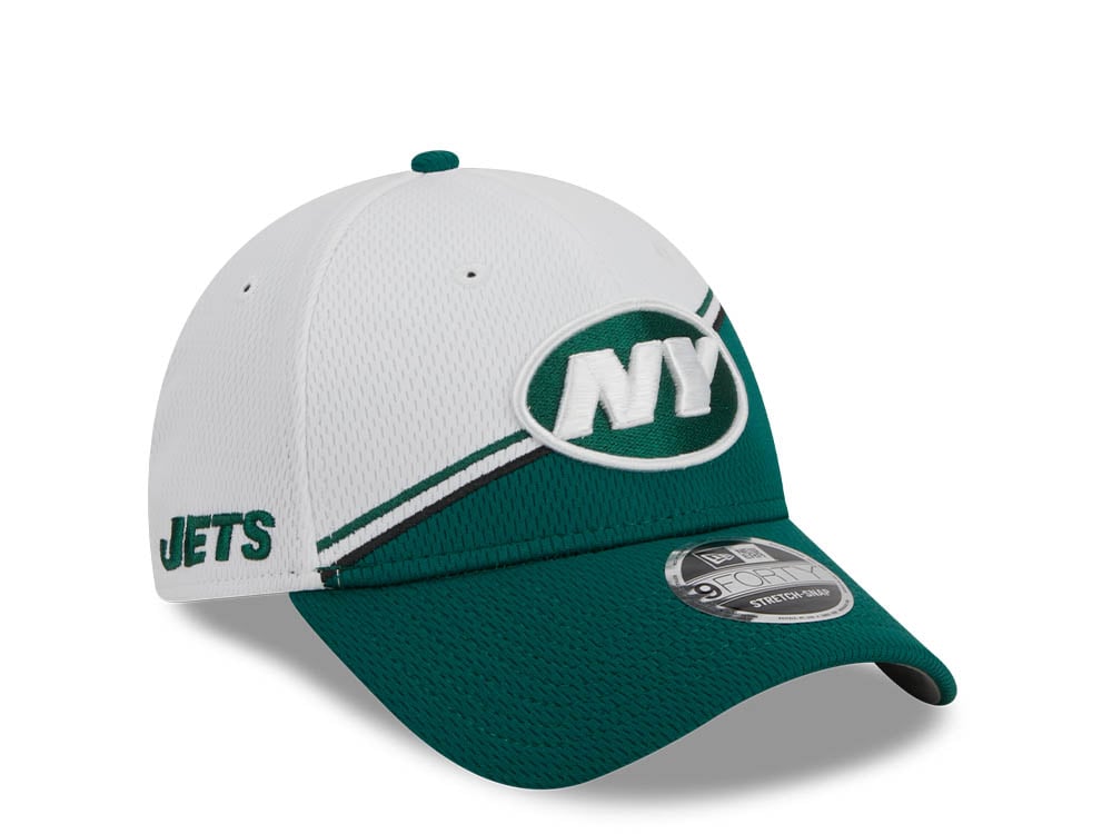 New Era New York Jets NFL Sideline 2023 Green White  9Forty Snapback Hat