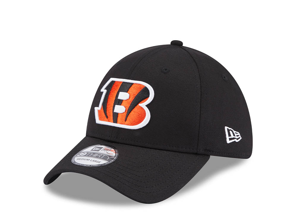 New Era Cincinnati Bengals Comfort Black Edition 39Thirty Stretch Hat