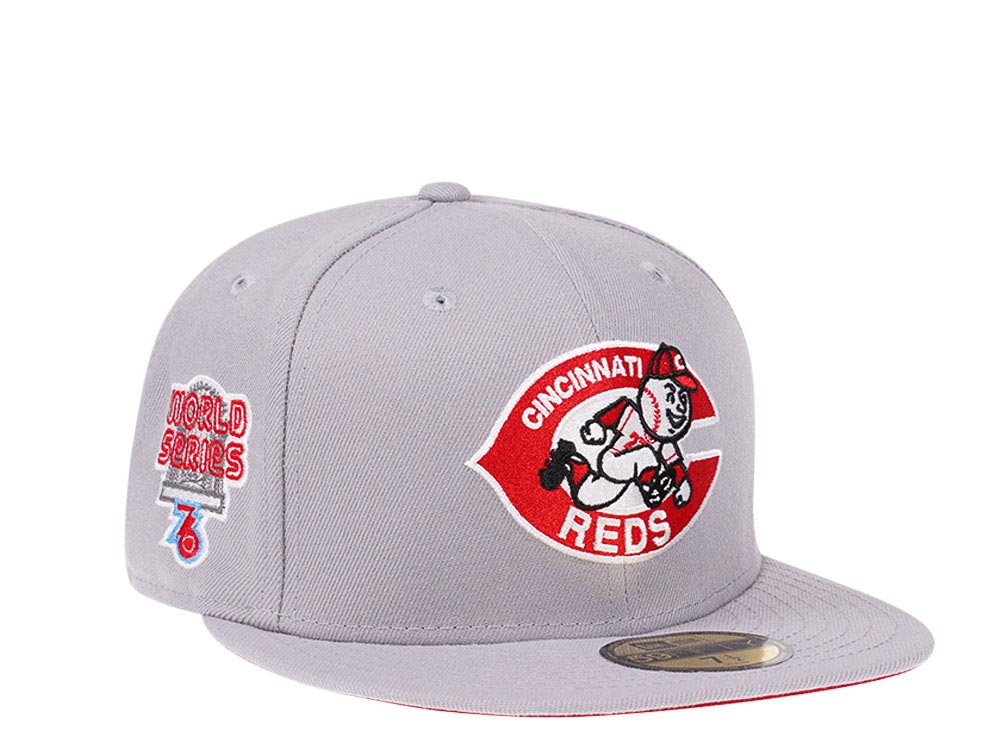 New Era Cincinnati Reds World Series 1976 Fresh Grey Edition 59Fifty Fitted Hat