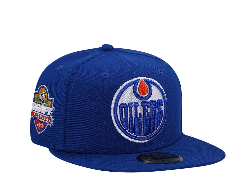 New Era Edmonton Oilers Draft 2015 Legacy Edition 59Fifty Fitted Hat