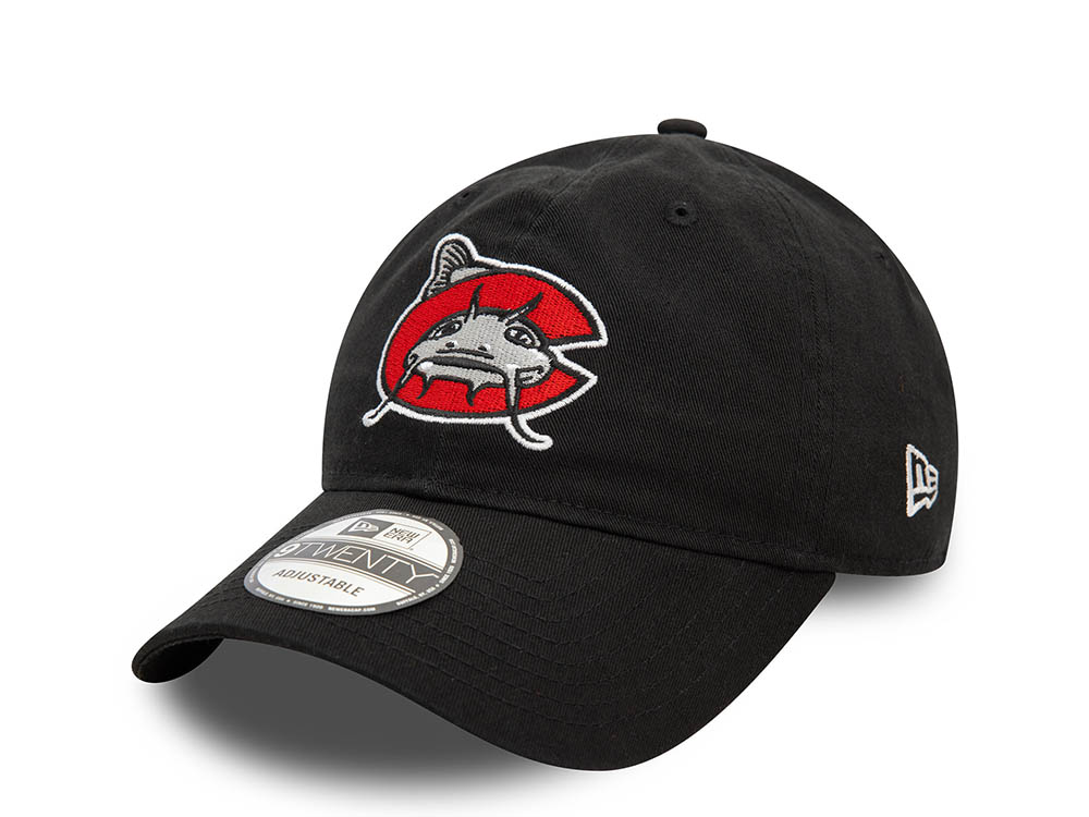 New Era Carolina Mudcats Black 9Twenty Snapback Cap