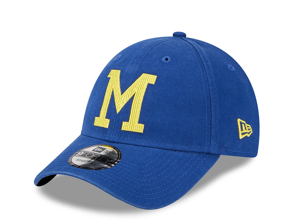 New Era Milwaukee Brewers Coops Blue 9Forty Snapback Hat