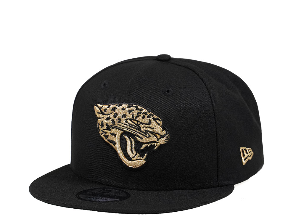 New Era Jacksonville Jaguars Black and Gold Edition 9Fifty Snapback Hat