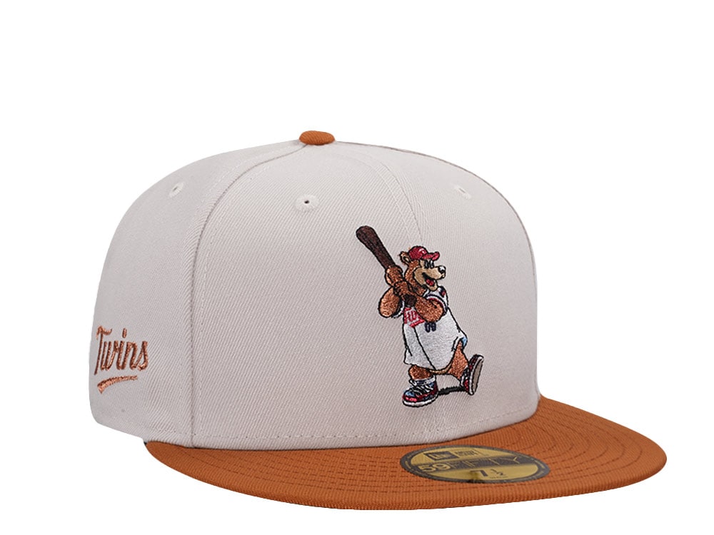 New Era Minnesota Twins Mascot Stone Copper Two Tone Edition 59Fifty Fitted Hat