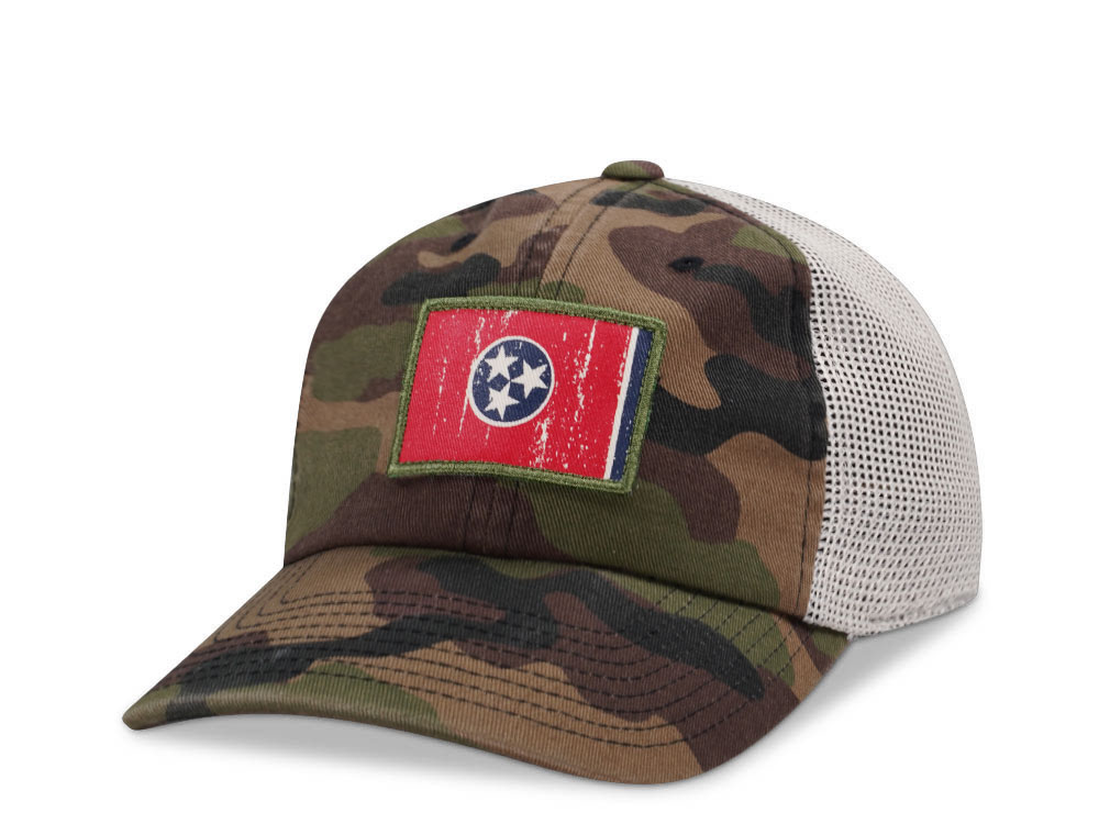 American Needle Tennessee Ballpark Camouflage Trucker Snapback Hat