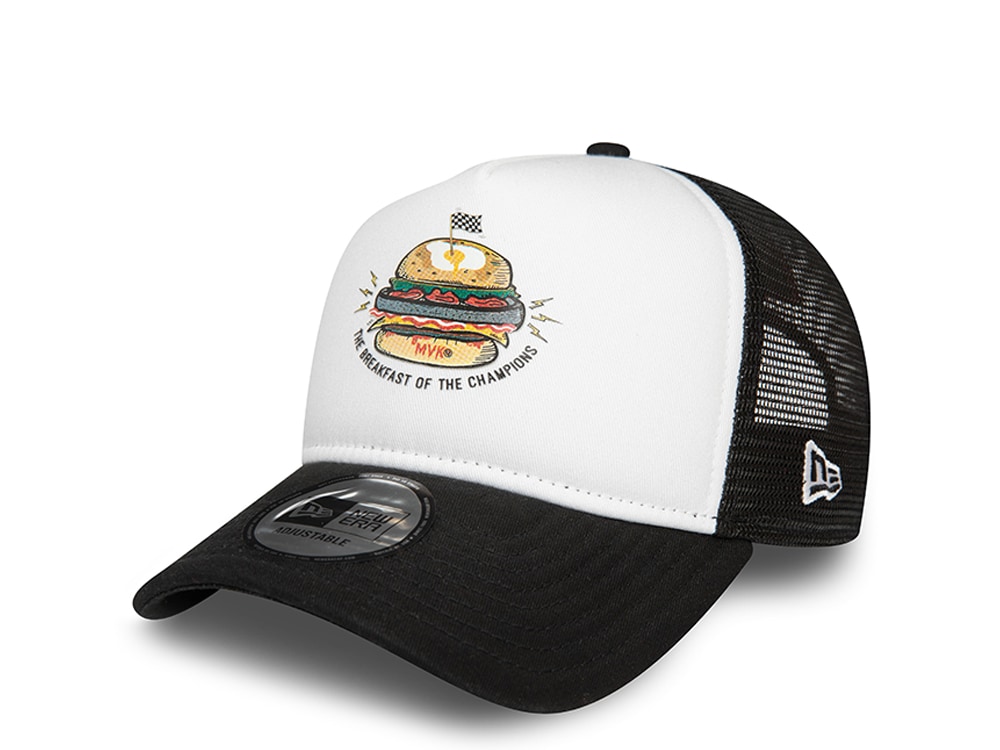 New Era MVK Food Aprilia Racing A Frame Trucker Snapback Hat