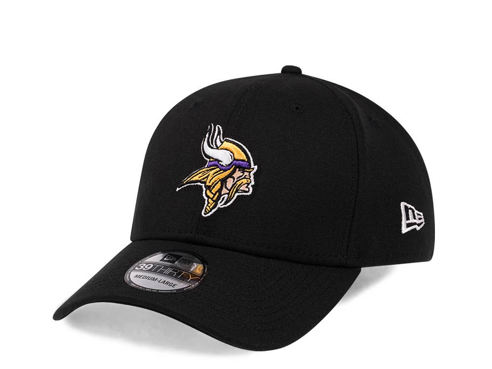 New Era Minnesota Vikings Classic Black Edition 39Thirty Stretch Hat