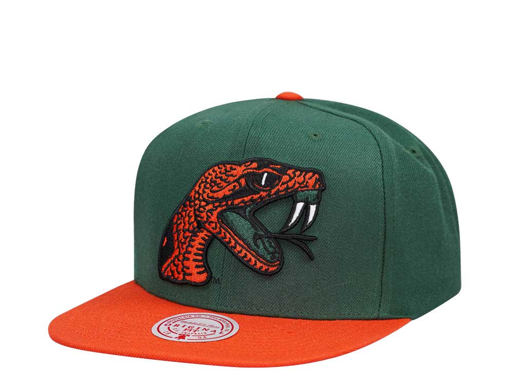 Mitchell & Ness Florida A&M University Team Two Tone 2.0 Snapback Cap