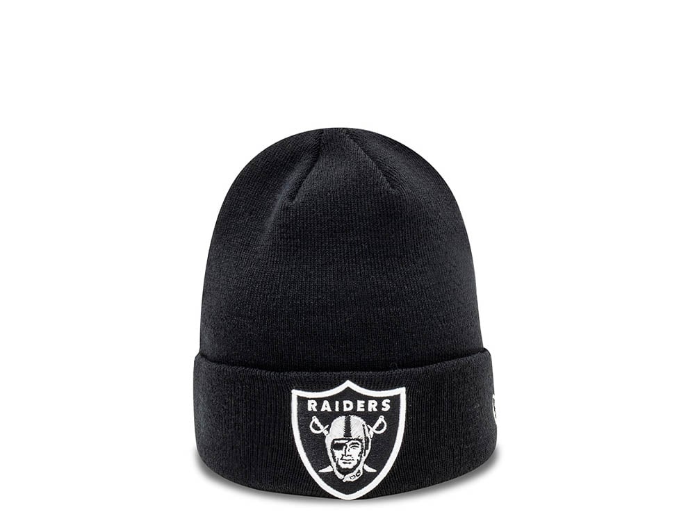 New Era Las Vegas Raiders Essential Cuff Beanie Black Mutse