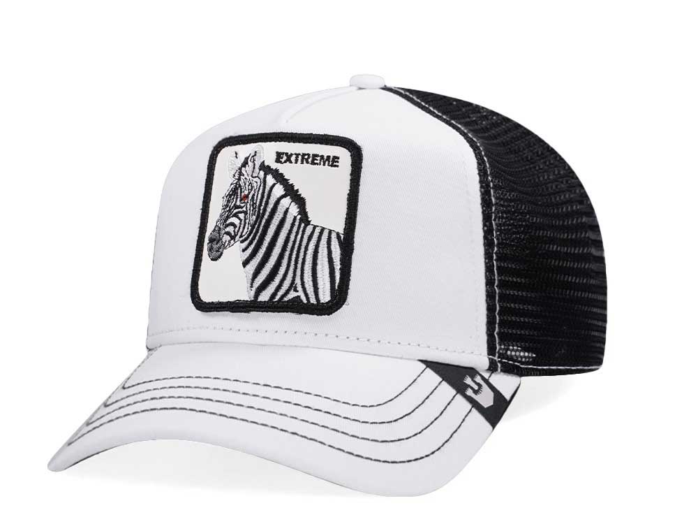 Goorin Bros Zebra Exxxtreme White Trucker Snapback Cap