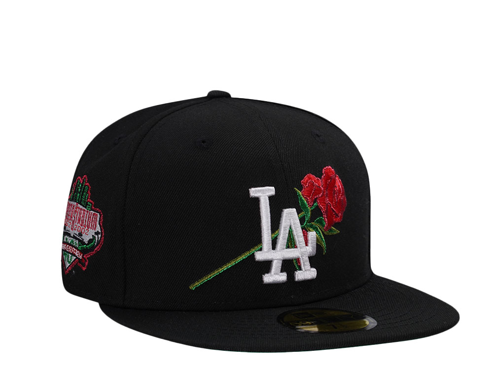 New Era Los Angeles Dodgers 40th Stadium AnniversaryBlack Rose Edition 59Fifty Fitted Cap