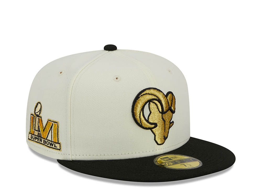 New Era Los Angeles Rams Super Bowl LVI Two Tone City Icon 59Fifty Fitted Casquette