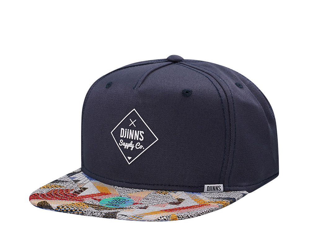 Djinns Aztek Navy Snapback Hat