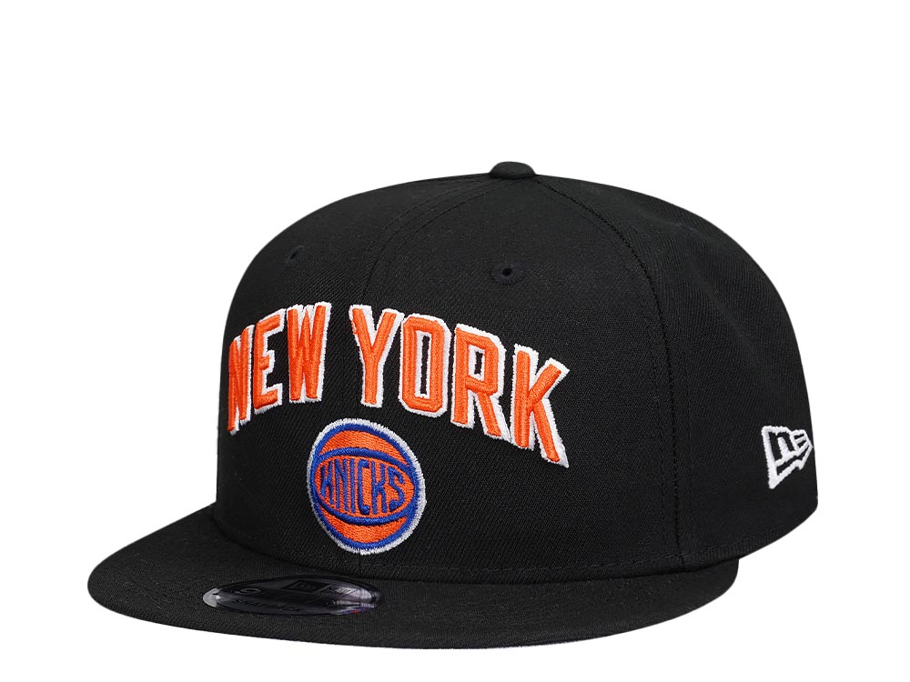 New Era New York Knicks Black Classic Edition 9Fifty Snapback Hat