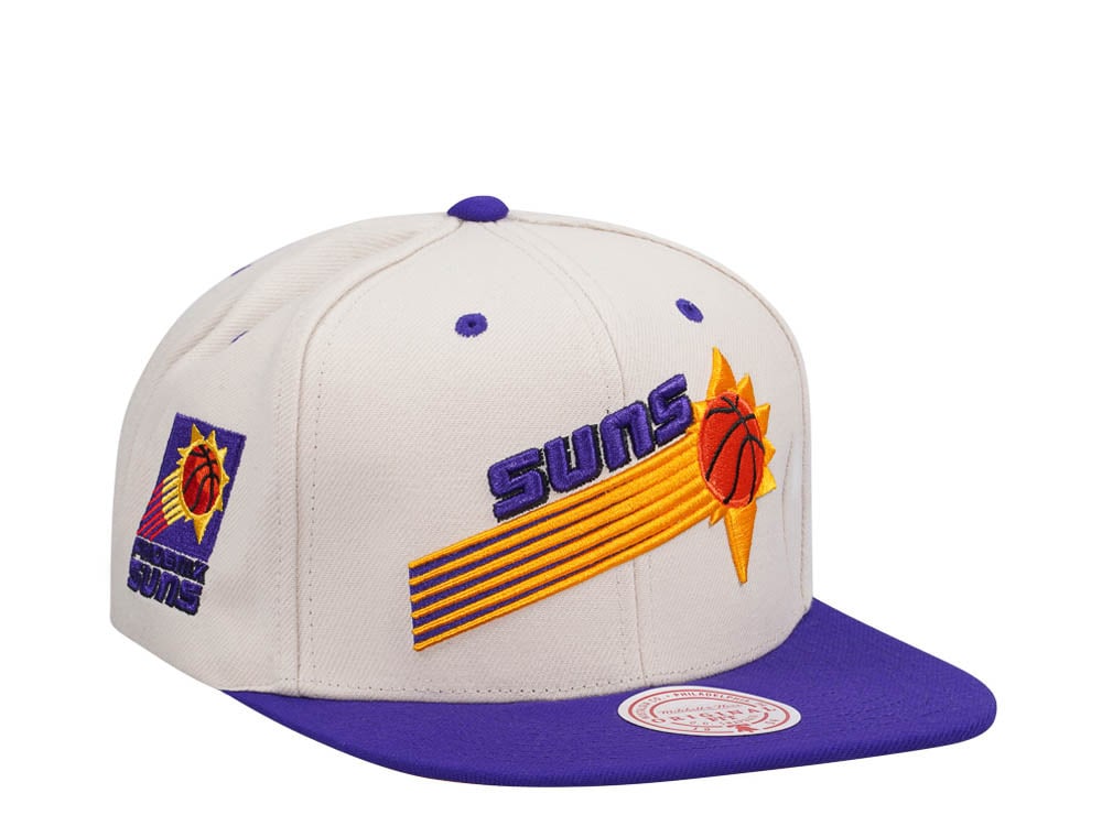 Mitchell & Ness Phoenix Suns Sail Off White Two Tone Snapback Hat