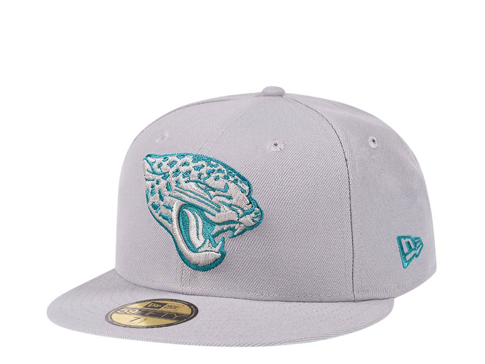 New Era Jacksonville Jaguars Teal Pop Prime Edition 59Fifty Fitted Hat