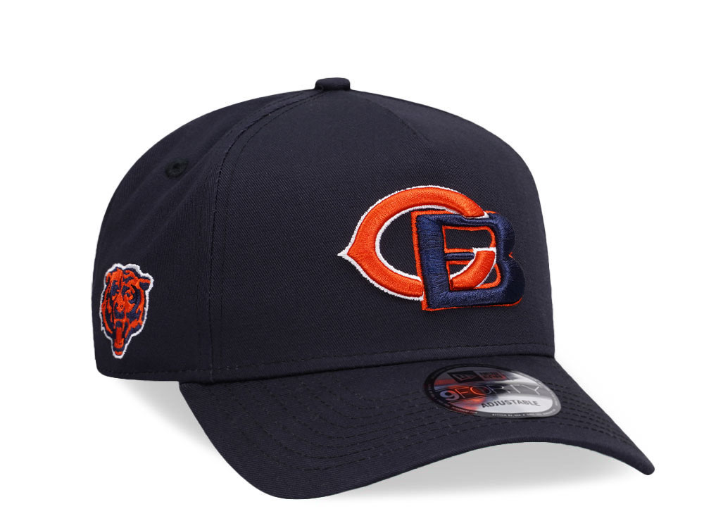 New Era Chicago Bears City Originals Navy Edition 9Forty A Frame Snapback Hat