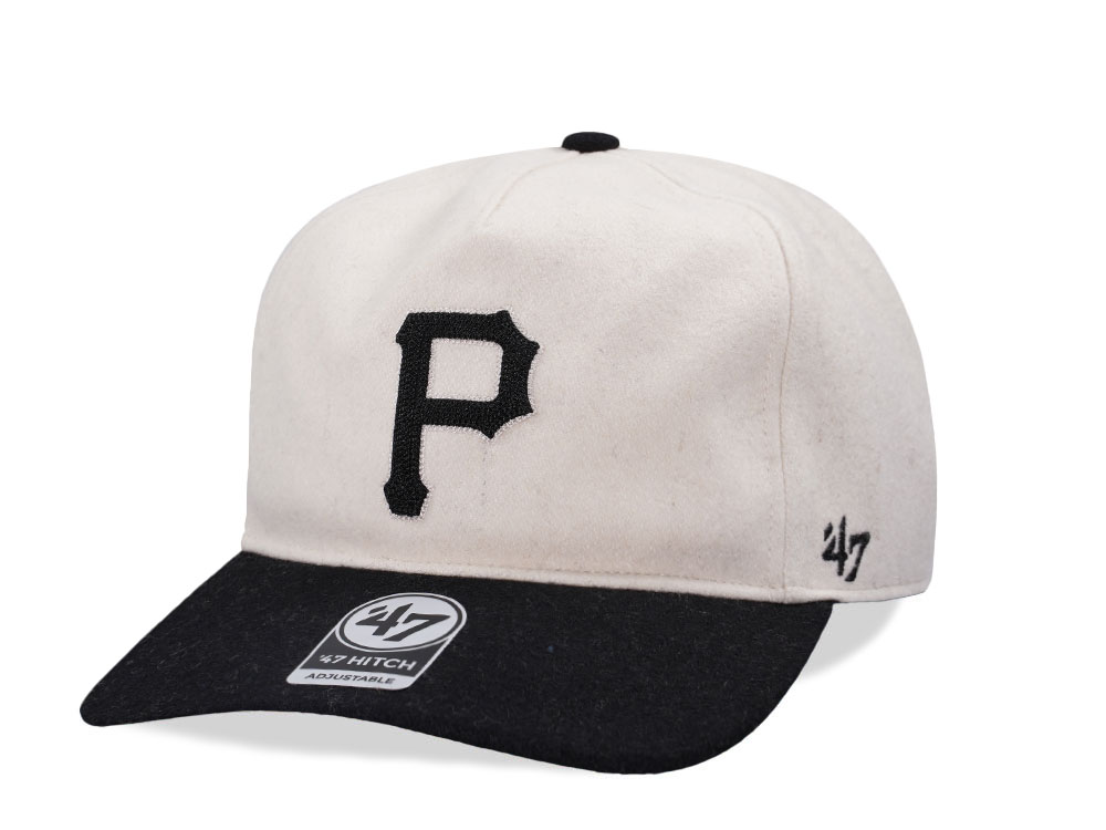 47Brand Pittsburgh Pirates Natural Chain Stitch 47 Hitch Snapback Cap