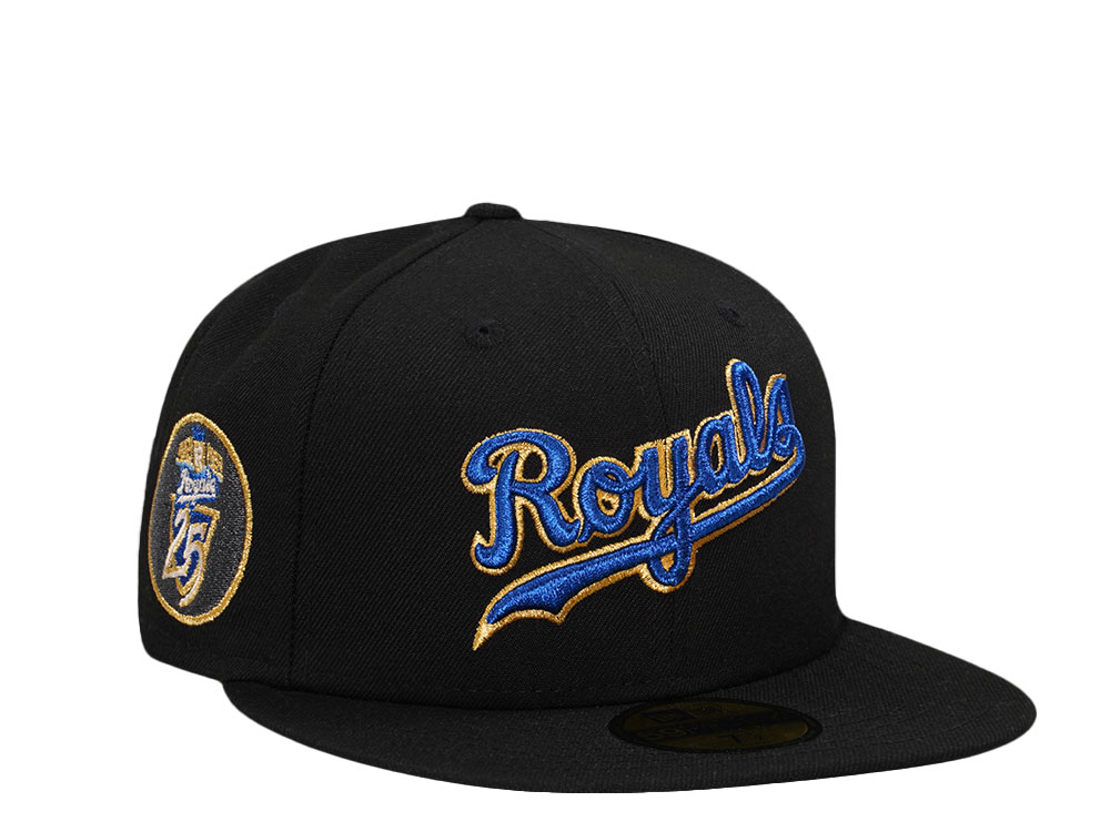 New Era Kansas City Royals 25th Anniversary Black Edition 59Fifty Fitted Hat