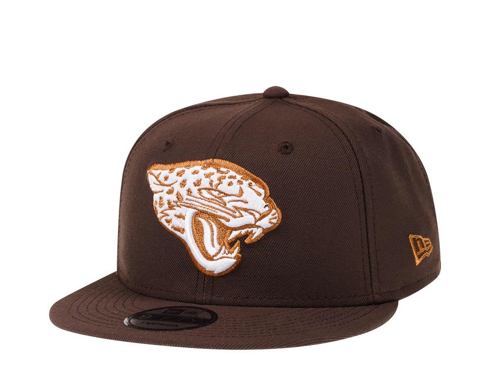 New Era Jacksonville Jaguars Brown Caramel Edition 9Fifty Snapback Hat