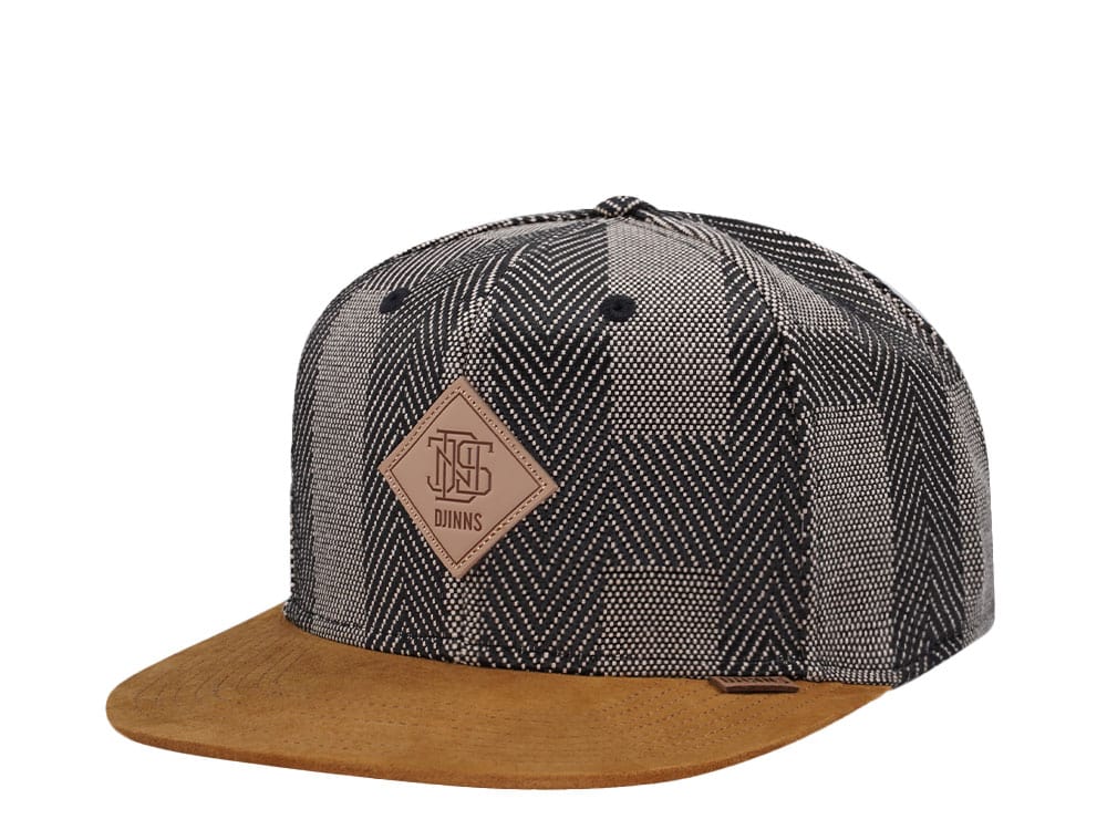 Djinns Hermecheck Olive 6 Panel Snapback Hat