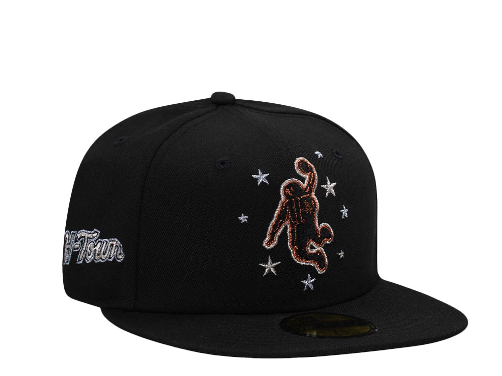 New Era Houston Rockets Spaceman Prime Metallic Edition 59Fifty Fitted Hat