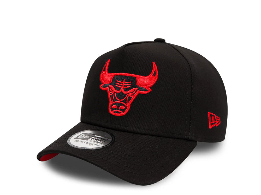 New Era Chicago Bulls Red Pop A Frame Snapback Hat