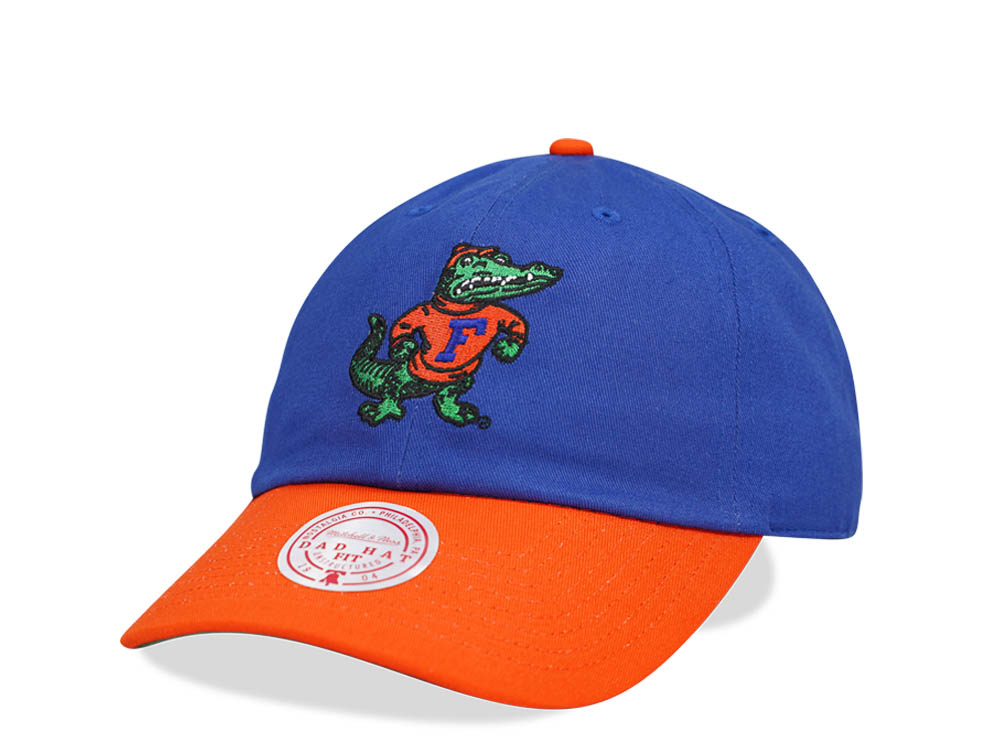 Mitchell & Ness University of Florida Team Two Tone 2.0 Dad Strapback Cap