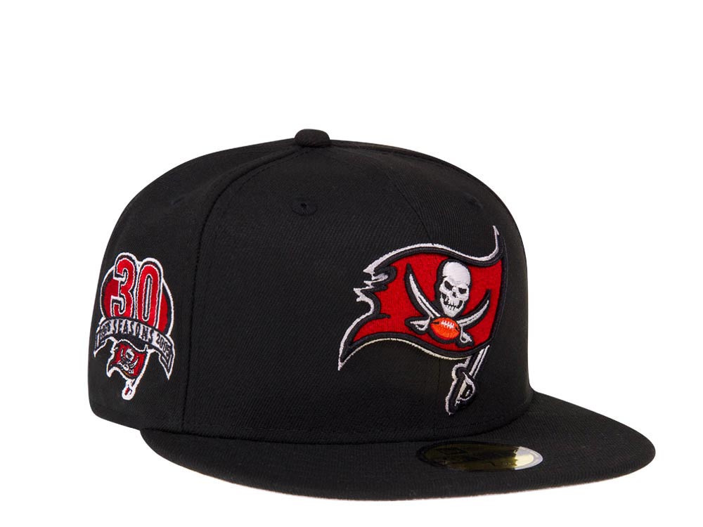 New Era Tampa Bay Buccaneers 30 Seasons Black Classic Prime Edition  59Fifty Fitted Hat