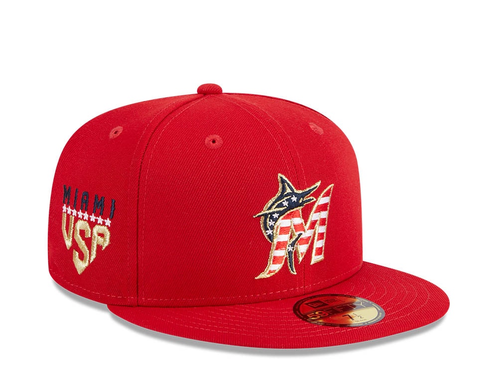 New Era Miami Marlins 4th of July 23 59Fifty Fitted Hat