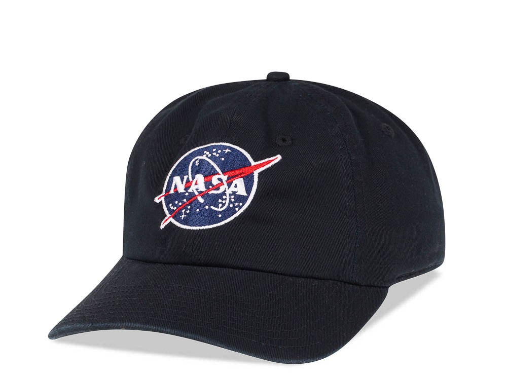 American Needle Nasa Black Vintage Casual Strapback Cap