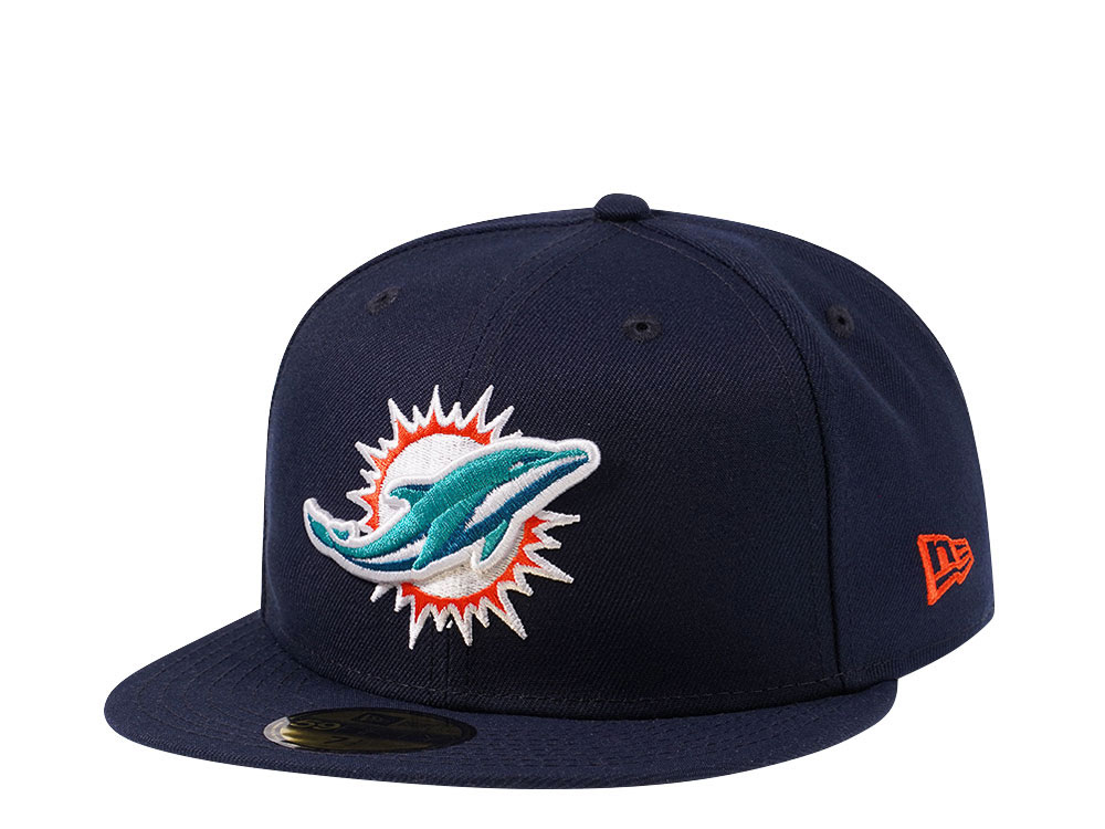 New Era Miami Dolphins Navy Prime Edition 59Fifty Fitted Hat