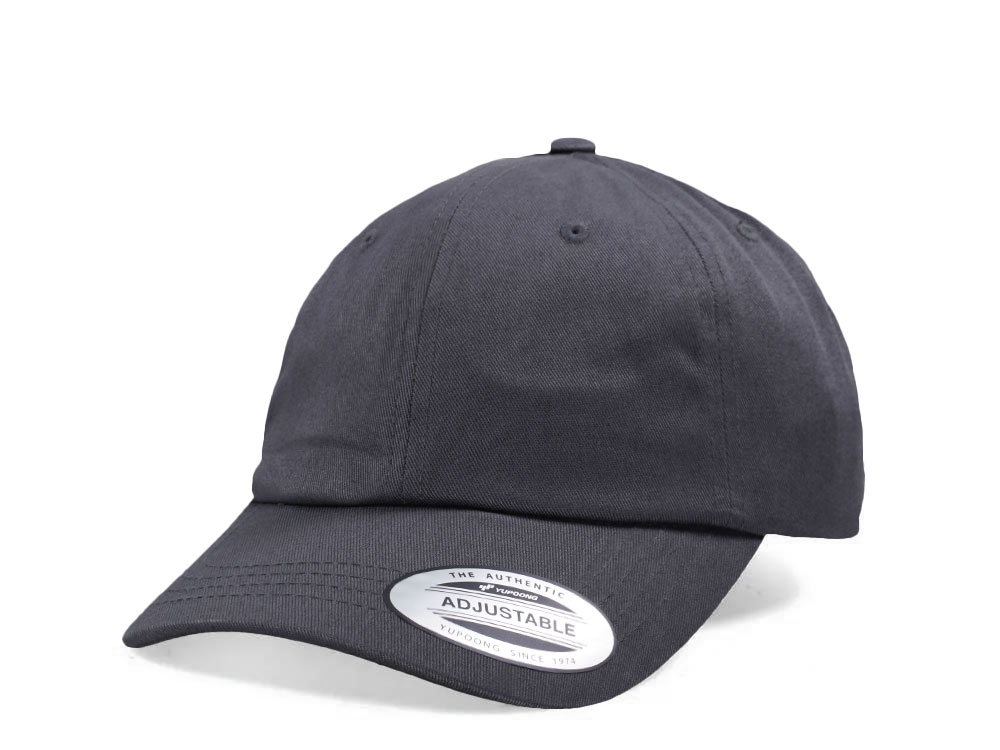 Yupoong Basic Gray Low Profile Strapback Cap