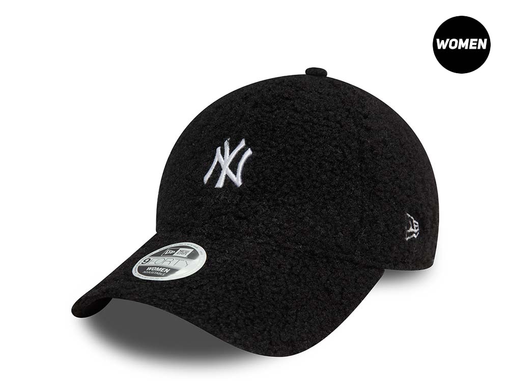 New Era New York Yankees Borg Black Womens 9Forty Snapback Hat