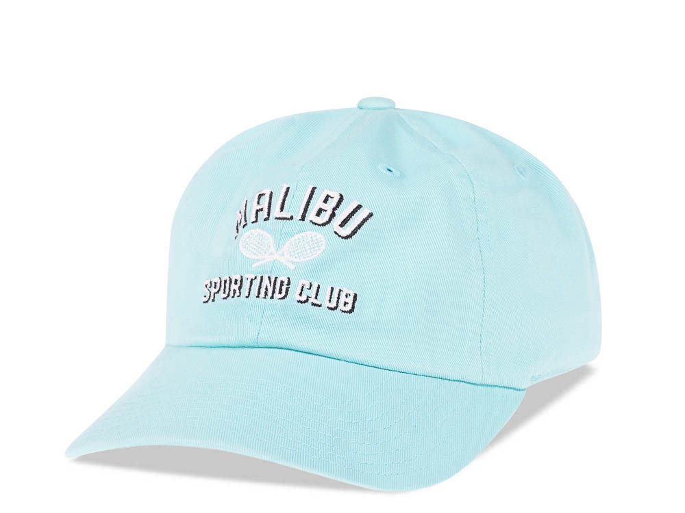 American Needle Malibu Sporting Club Teal Vintage Casual Strapback Cap