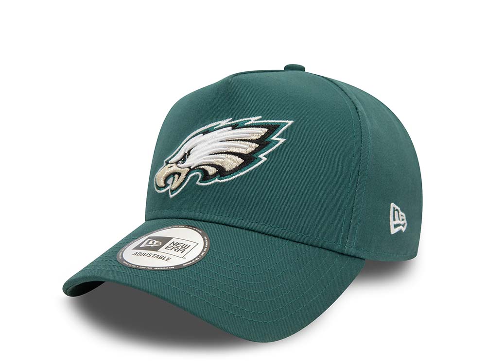 New Era Philadelphia Eagles Dark Green A Frame Snapback Cap