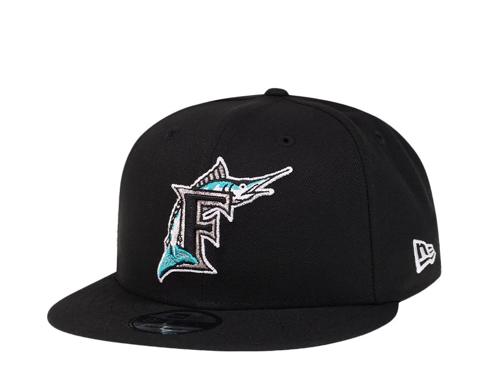 New Era Florida Marlins Black Edition 9Fifty Snapback Hat