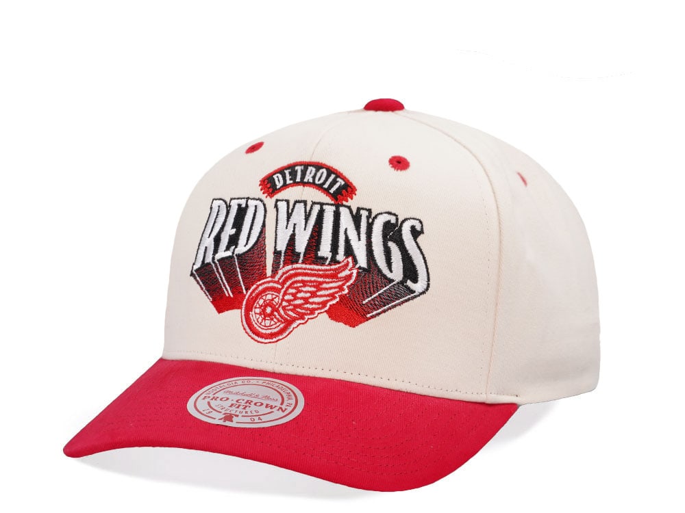 Mitchell & Ness Detroit Red Wings Horizon Two Tone Pro Crown Fit Snapback Cap