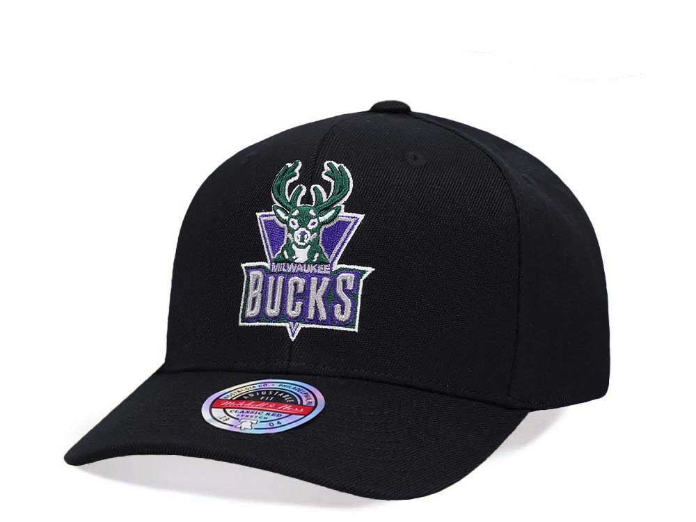 Mitchell & Ness Milwaukee Bucks Hardwood Classic Red Flex Update Snapback Hat