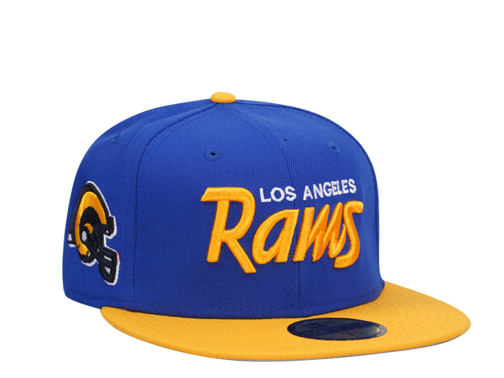 New Era Los Angeles Rams Blue Two Tone Classic Edition 59Fifty Fitted Hat