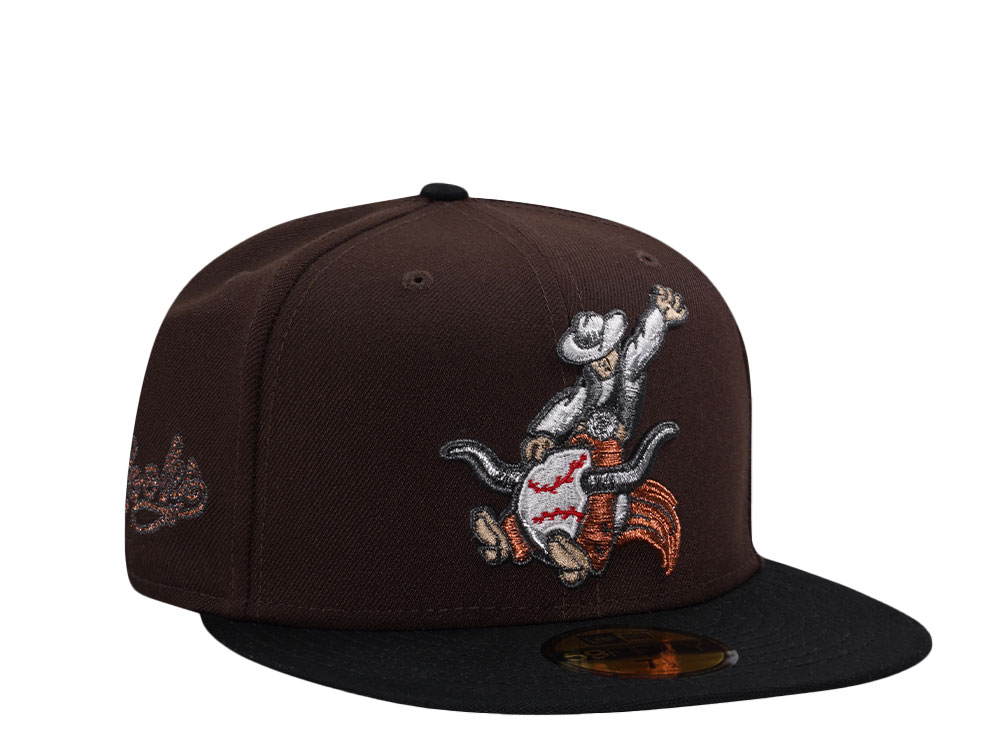 New Era Corpus Christi Hooks Rodeo Night Burnt Two Tone Edition 59Fifty Fitted Cap