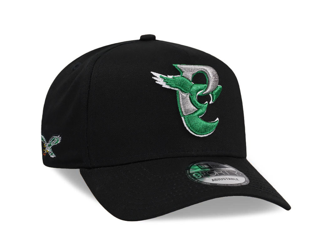 New Era Philadelphia Eagles City Originals Black A Frame 9Forty Snapback Cap