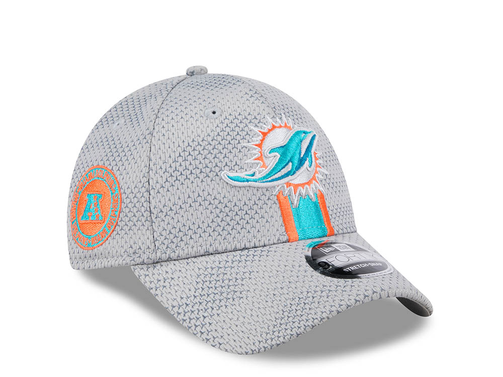 New Era Miami Dolphins Sideline 2024 9Forty Stretch Snapback Hat