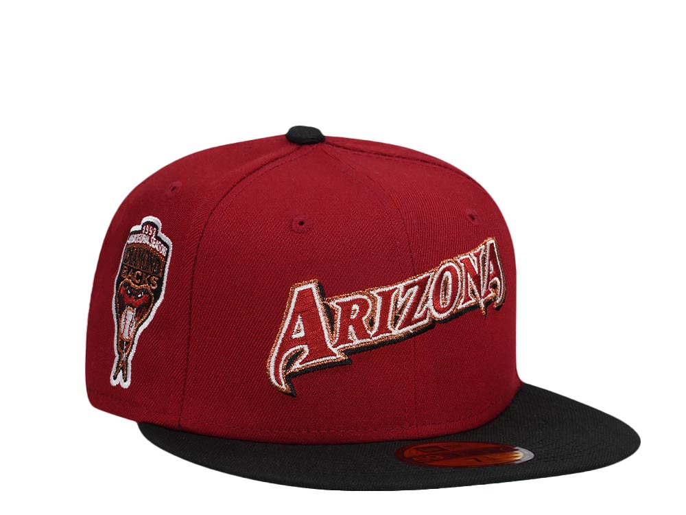 New Era Arizona Diamondbacks Inaugural Season 1998 Brick Copper Two Tone Throwback Edition 59Fifty Fitted Cap