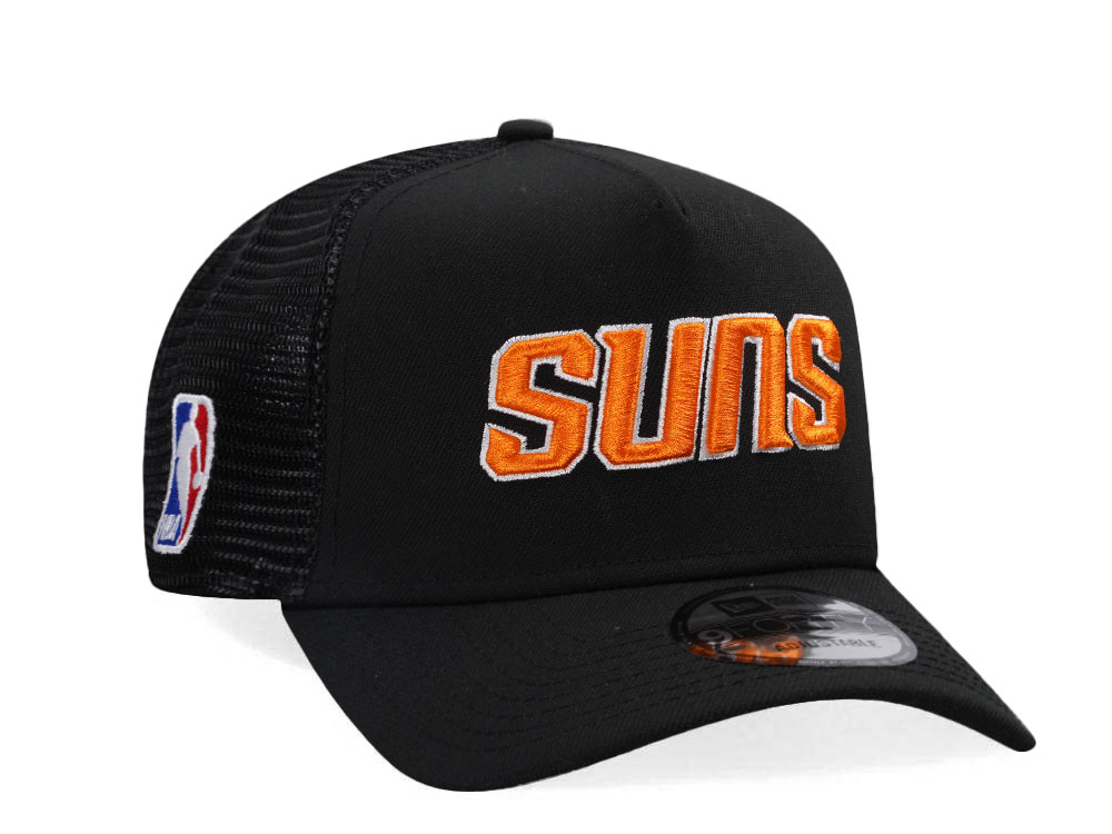 New Era Phoenix Suns Black Classic Edition Trucker 9Forty A Frame Snapback Hat